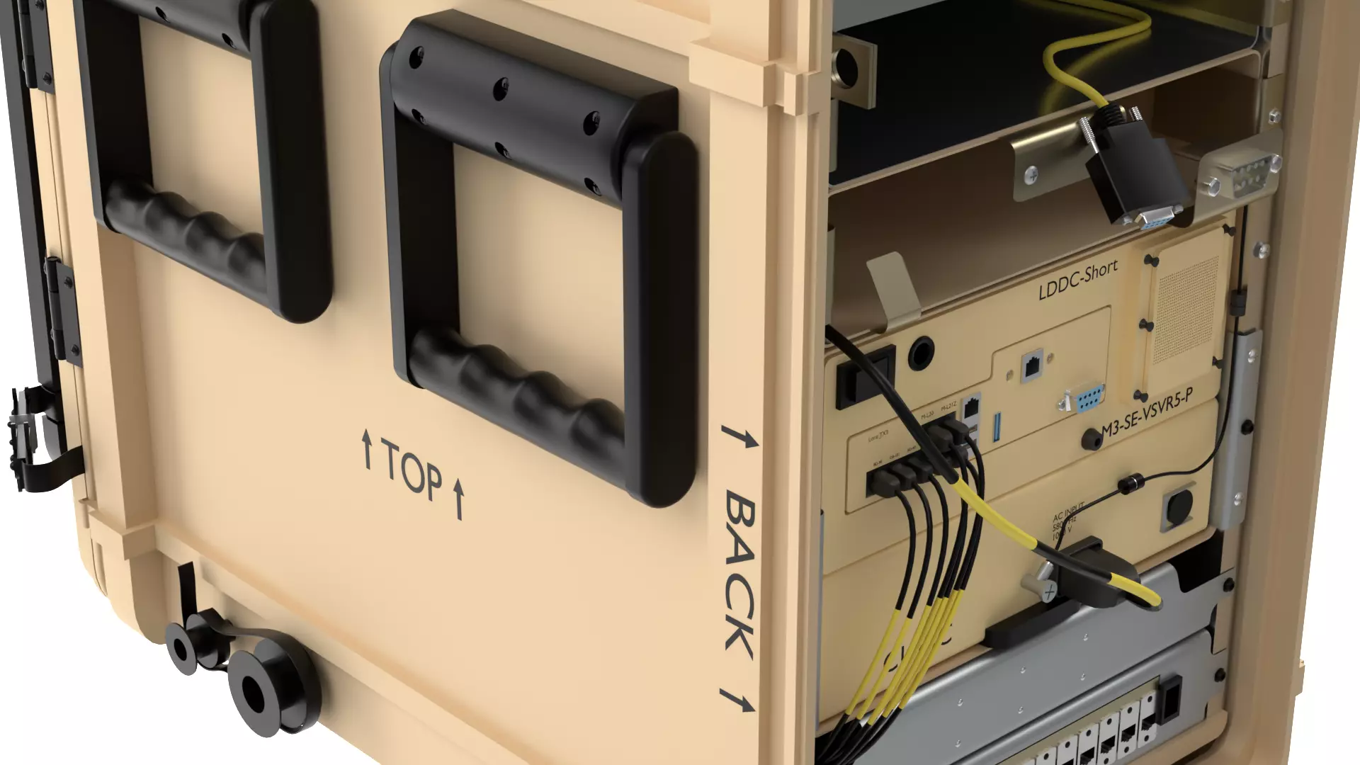 Small Form Factor Command Control SFF C2 Node Low-poly 3D model_11