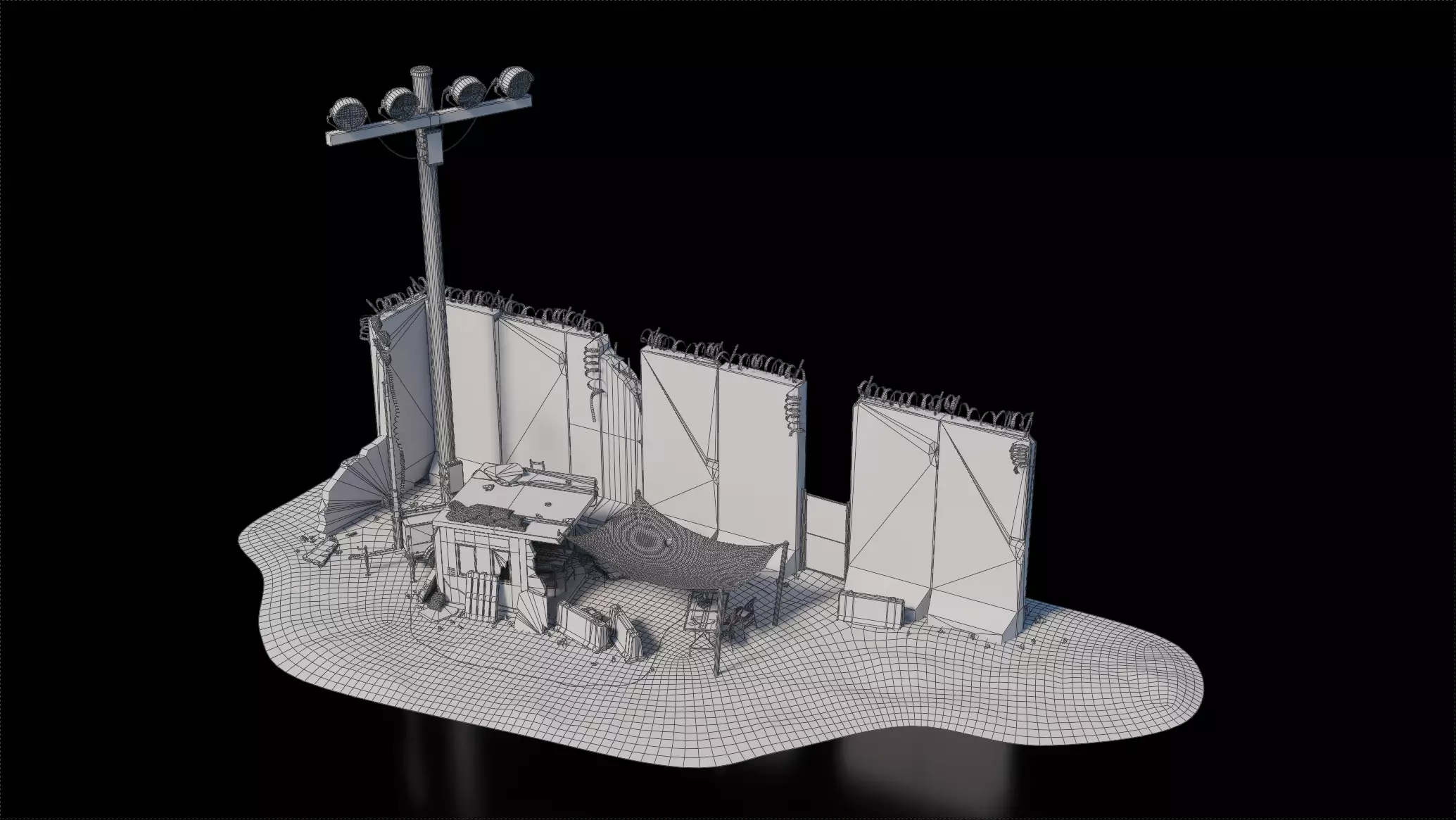 Warzone - Rebuilt Outpost 3D model_4
