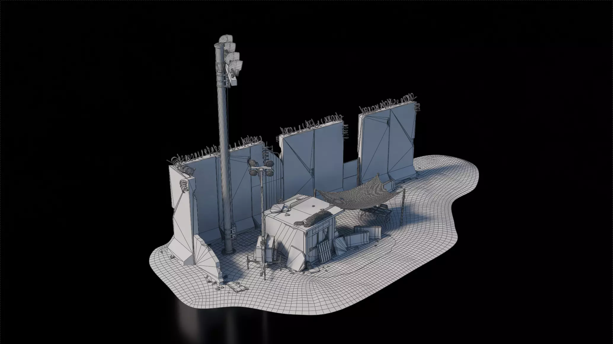 Warzone - Rebuilt Outpost 3D model_5