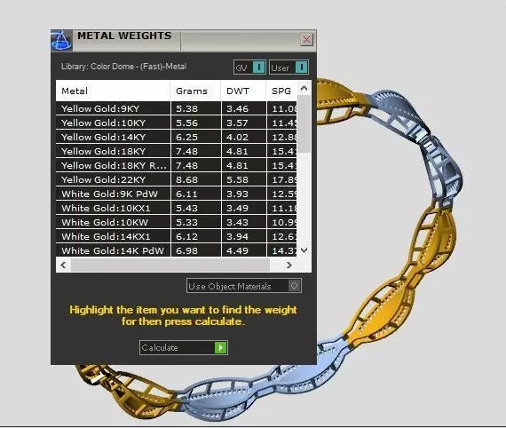 1125 FrameLoop Luxe Bangle 6gm 3D print model_5