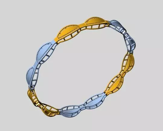 1125 FrameLoop Luxe Bangle 6gm 3D print model_3