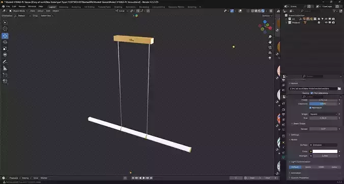 pendant lampshade Hazel Branch