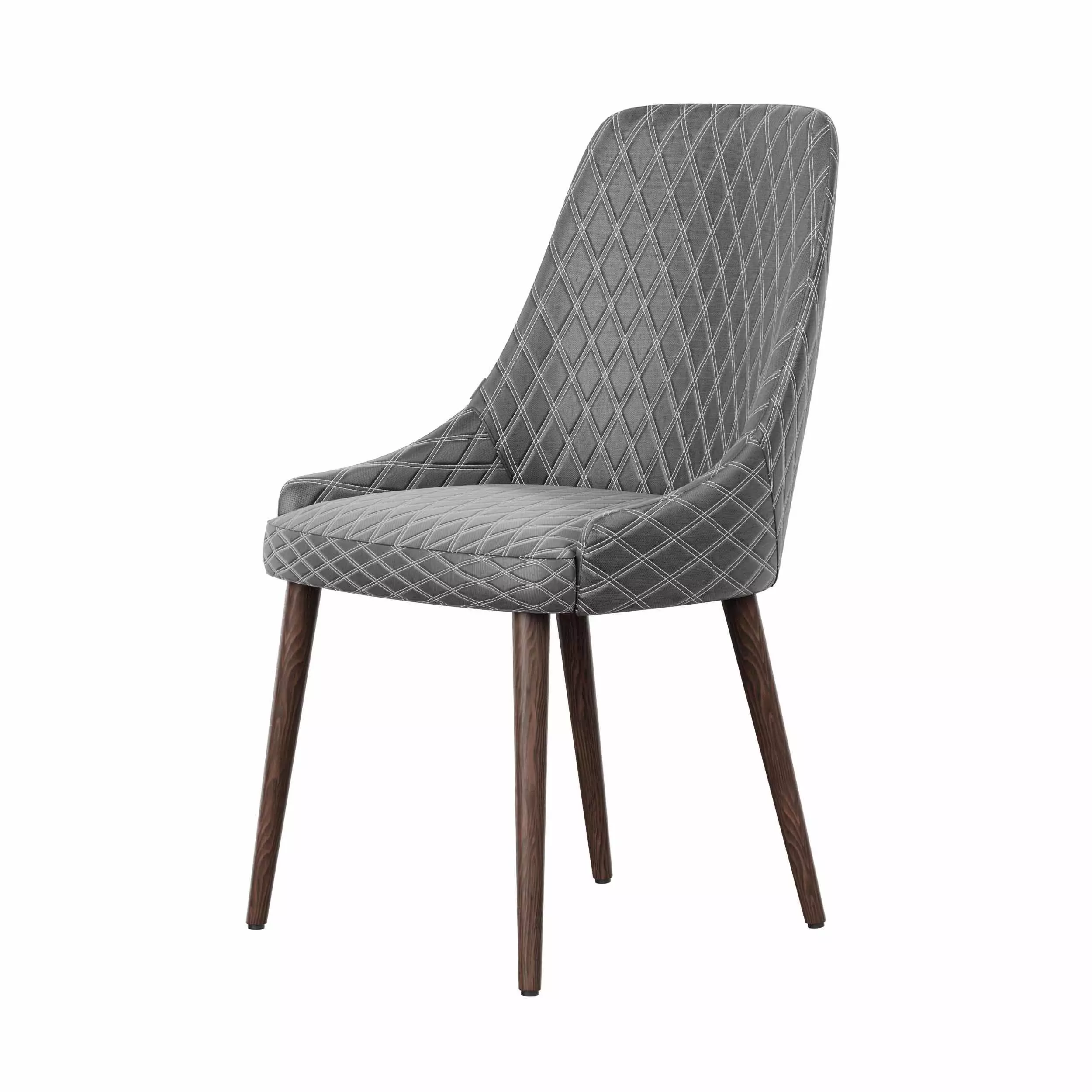 wooden chair in four diffrent design 3D model_6