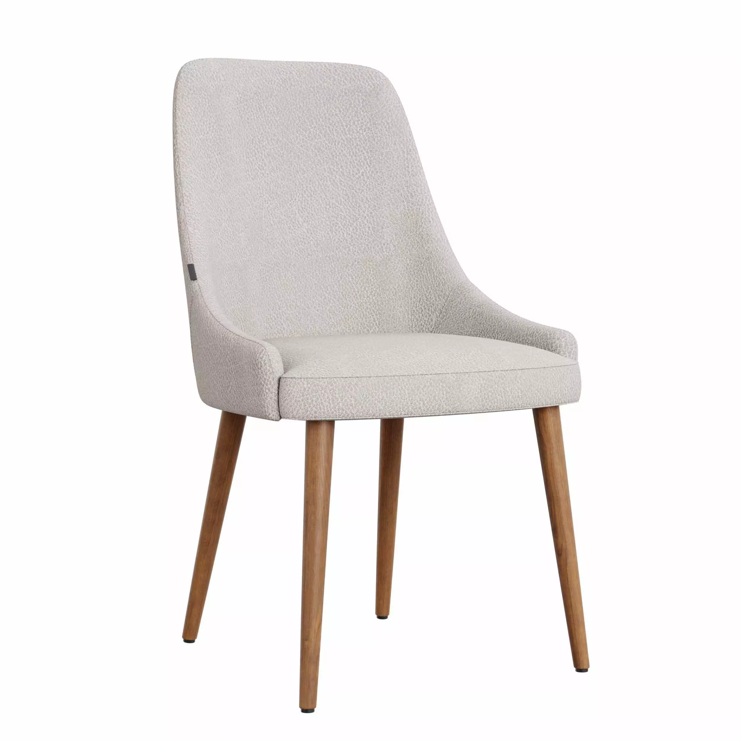 wooden chair in four diffrent design 3D model_5