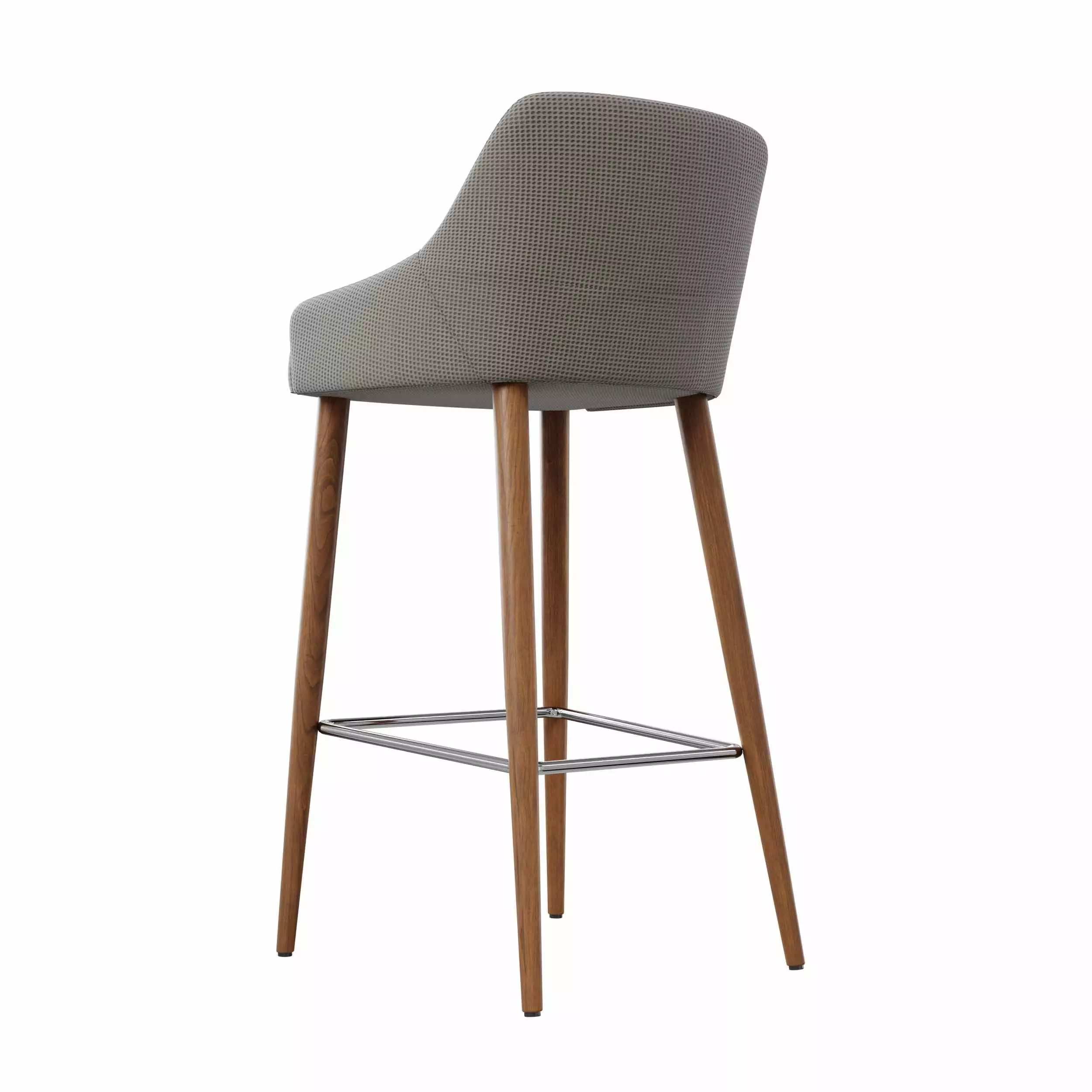 wooden chair in four diffrent design 3D model_11