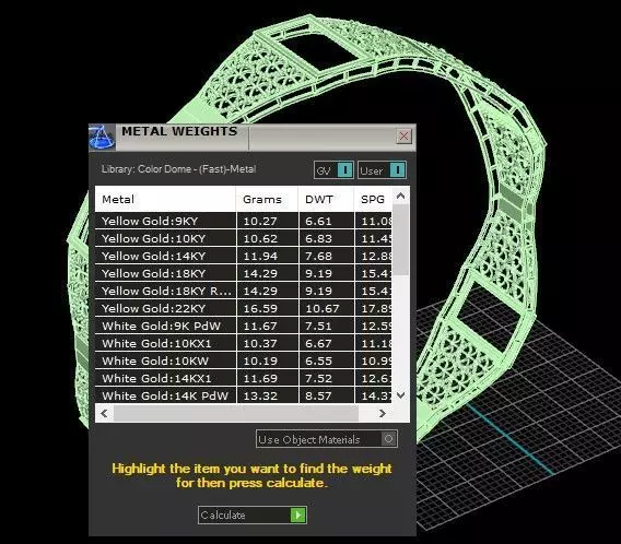 1149 Linear Luxe Bangle 12gm 3D print model_5