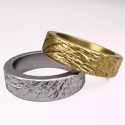 Textured Band mens wedding ring 6mm wide US size 7-11