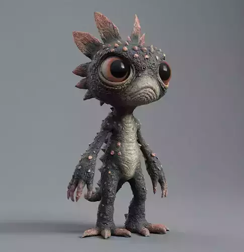 Mousuntro Spiky Alien Creature