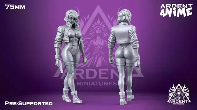 Ghost in the Shell Motoko Kusanagi Ardent Anime 013 75mm