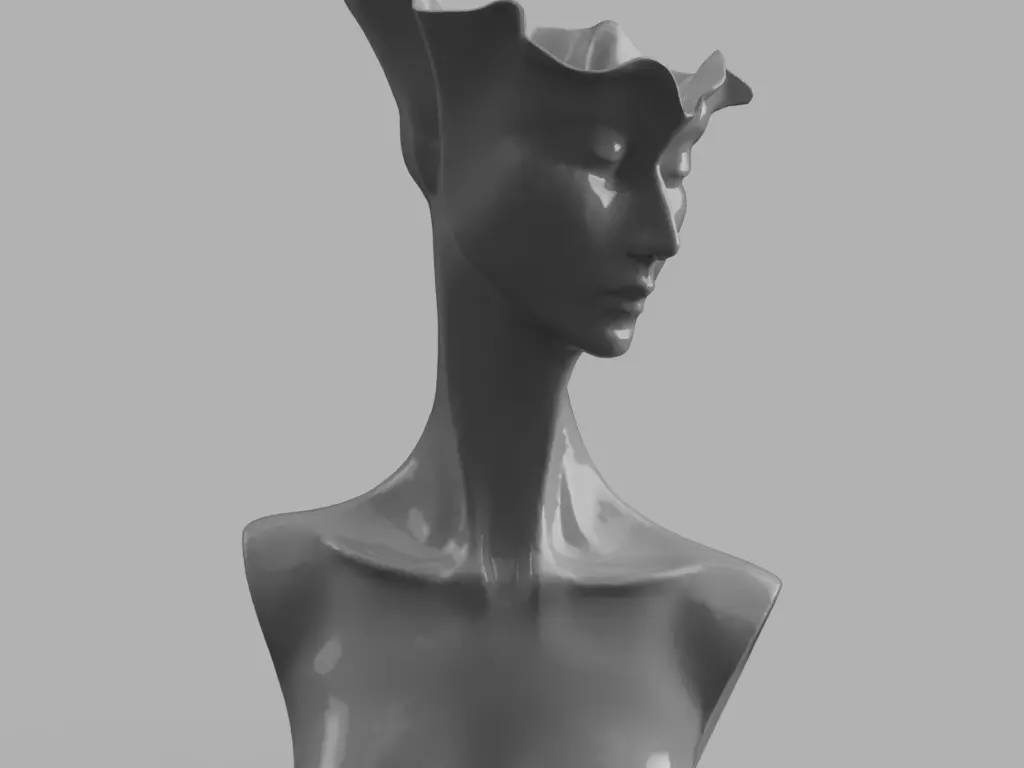 Flora Vase 3D print model_6