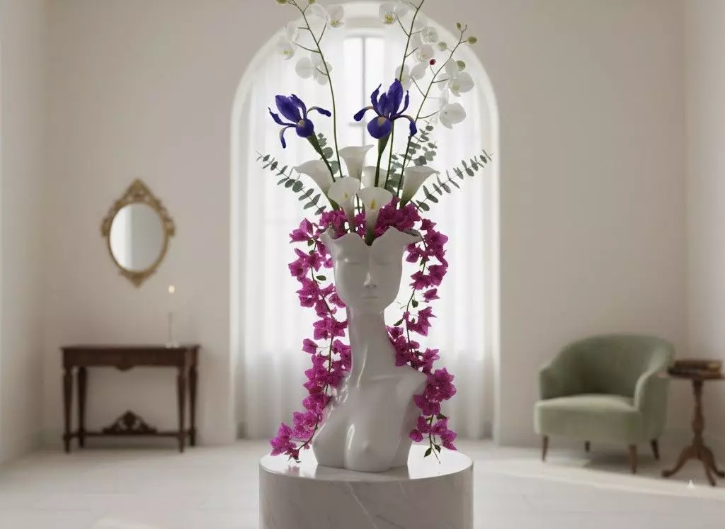 Flora Vase 3D print model_0