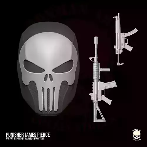 Punisher James Pierce Fan Art STL Files for Action Figures