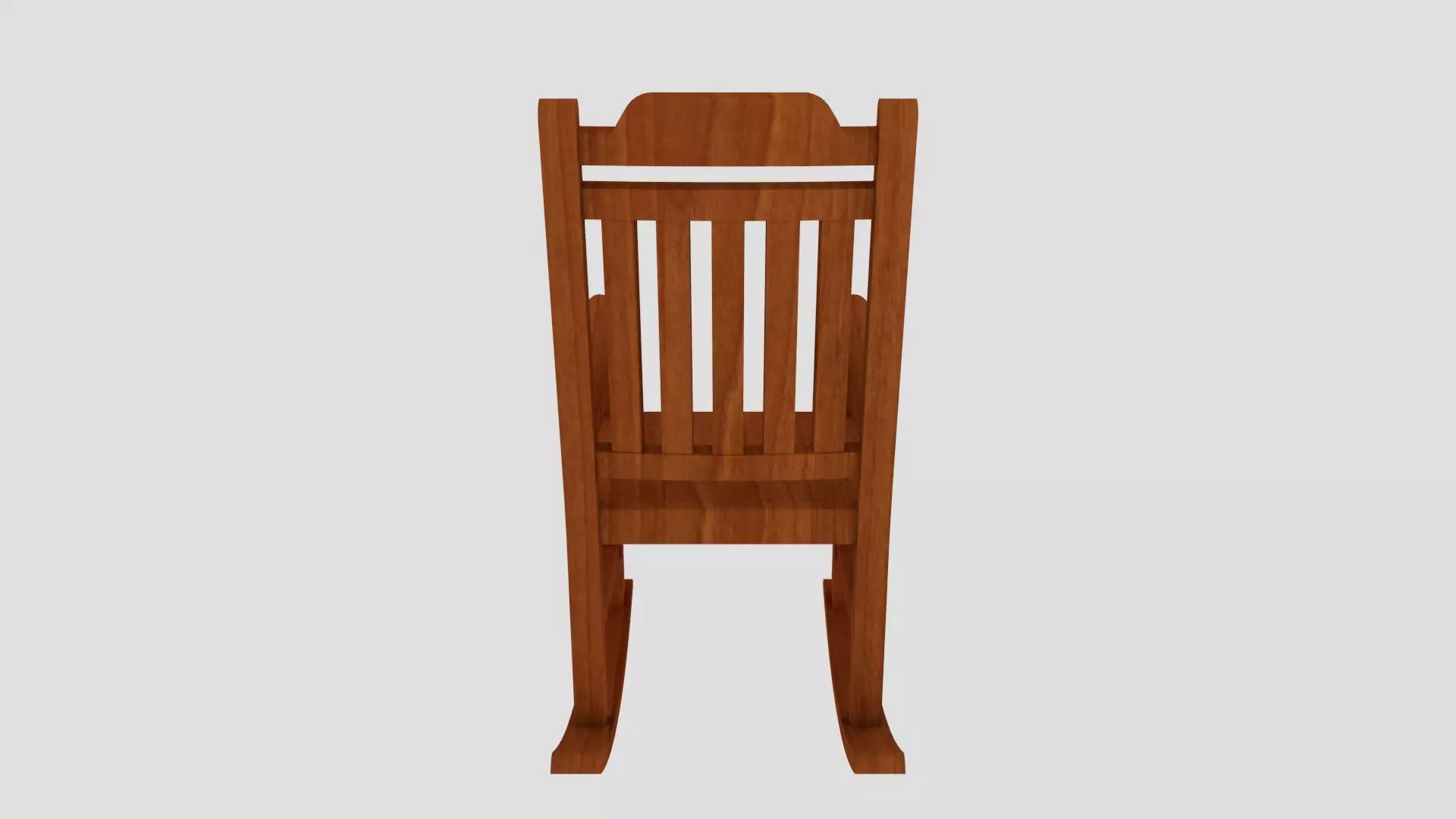 Rocking Chair 3D Model Low-poly 3D model_2