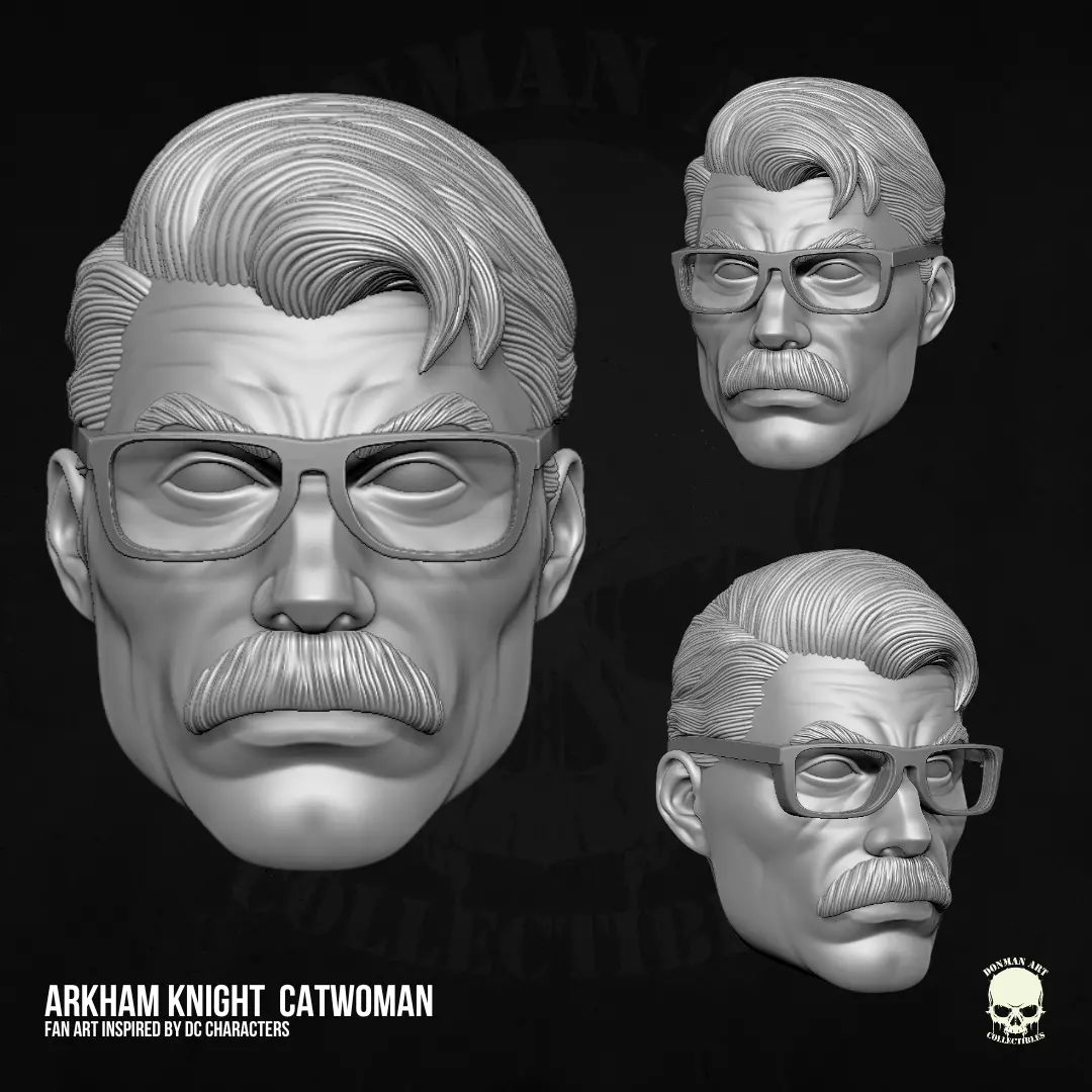 James Gordon Fan Ar STL Files for Action Figures 3D print model