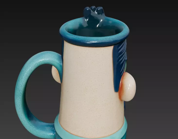 AGrumpy Gramps Coffee Mug 3D Print Model 3D print model_3