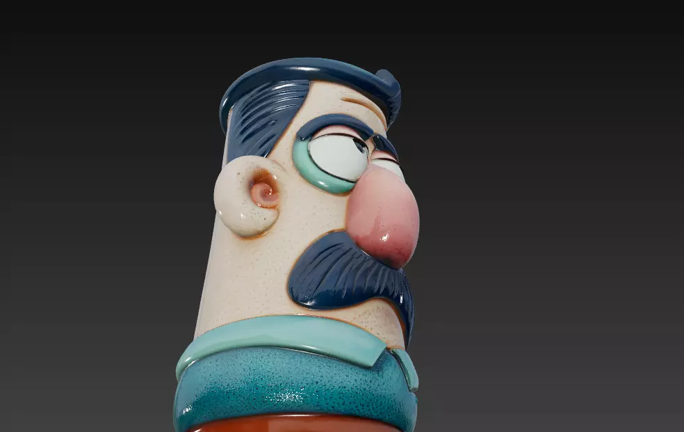 AGrumpy Gramps Coffee Mug 3D Print Model 3D print model_4