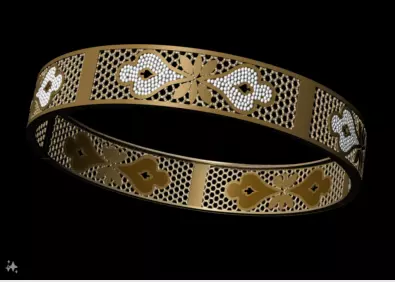 1135 Royal Deck Bangle 17gm 3D print model_1
