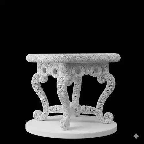 Modern Empty Table 3D Model