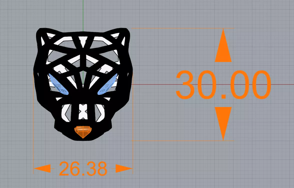 Panthere de Cartier Pendant 3D print model_2