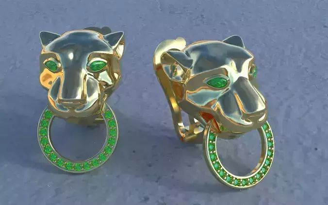 Panthere de Cartier Earrings