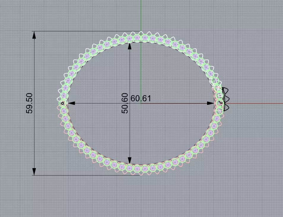 Bracelet Clash 3D print model_3