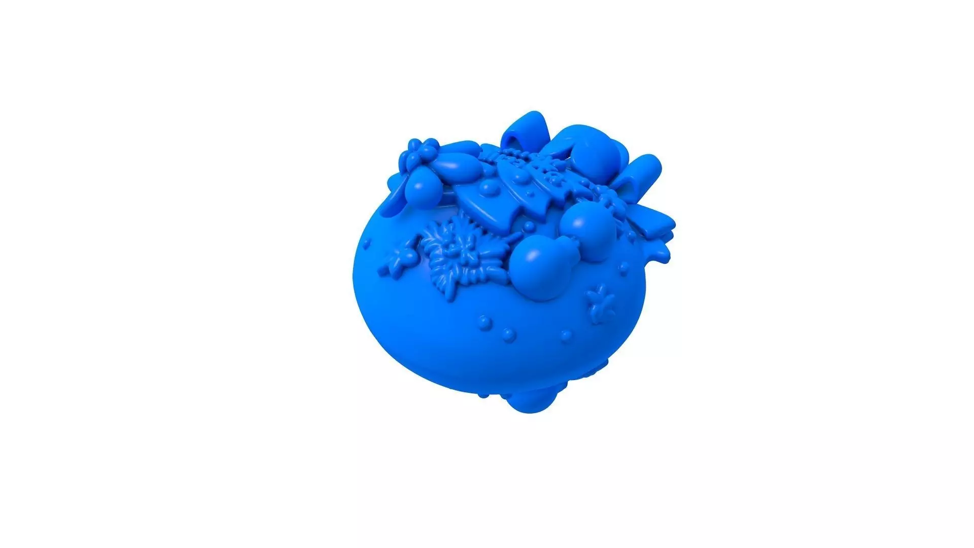 Cute Merry Christmas -  Christmas - Merry Christmas Ornament  3D print model_1