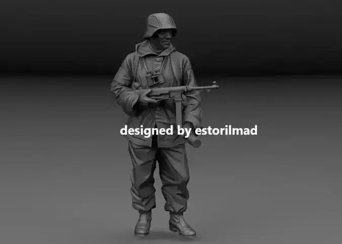 WW2 GERMAN SOLDIER RUSSIAN WINTER LENINGRAD v6