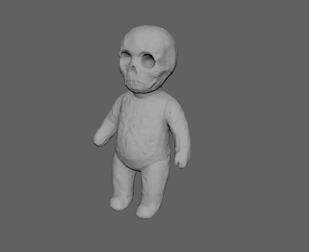 Scary Doll 3D model_3