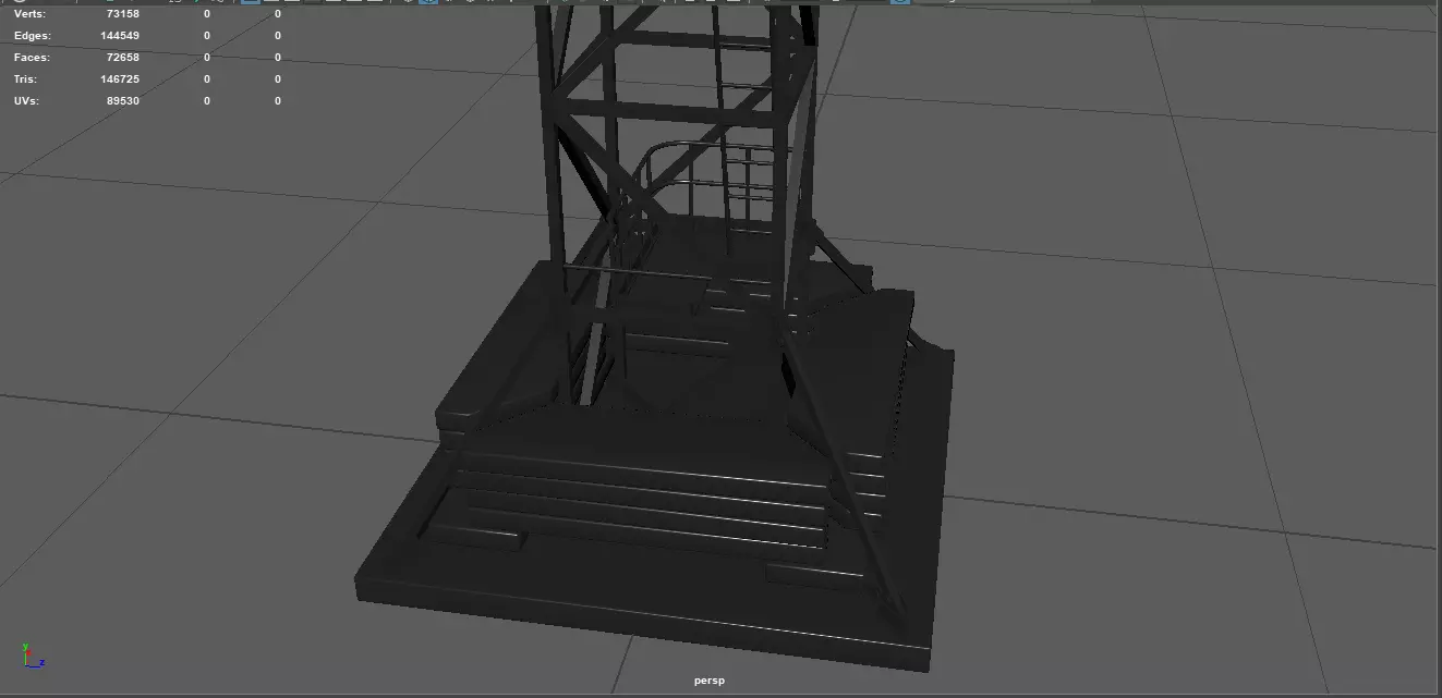 Tower Crane 3D model_11