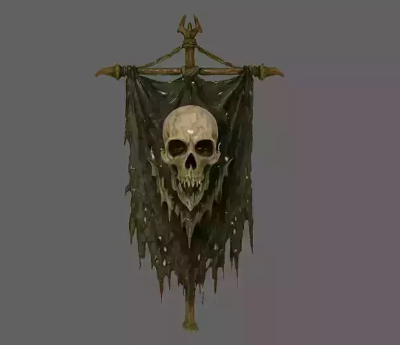 Tattered Death Banner