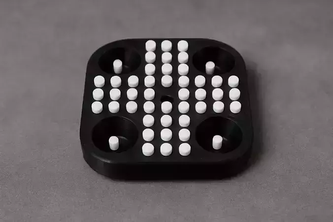 Peg Solitaire Senku board game