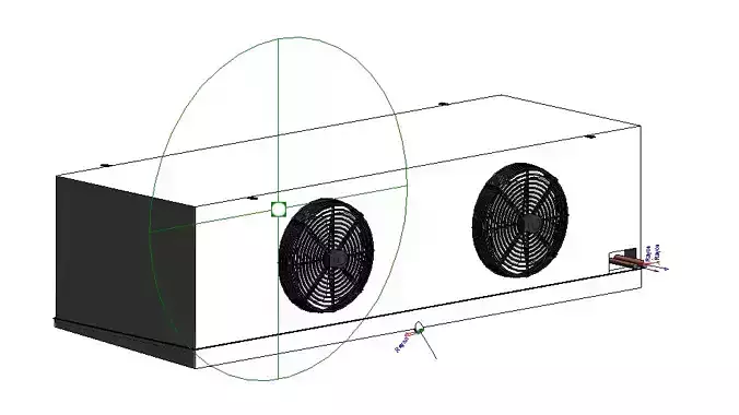 Evaporator 2 fans