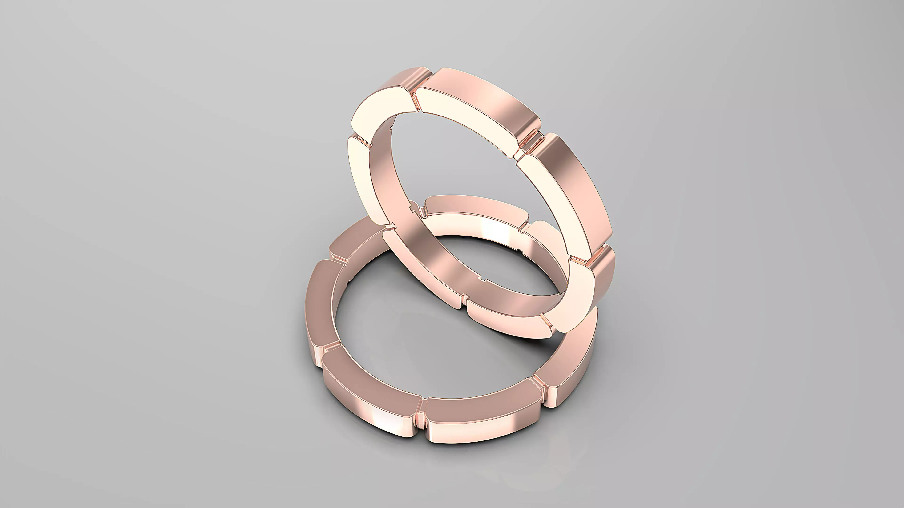 Wedding Band 3D print model_2