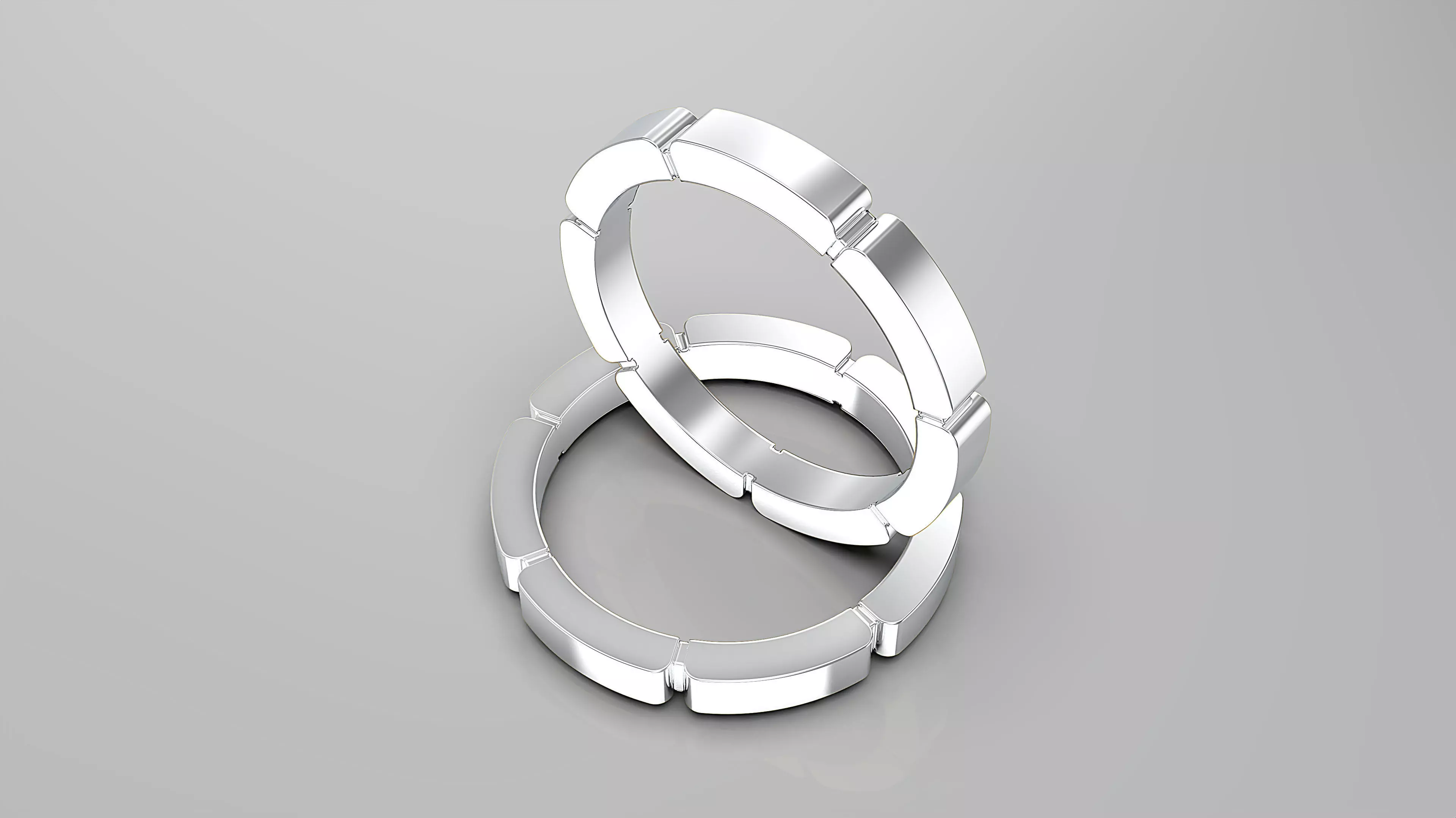 Wedding Band 3D print model_8