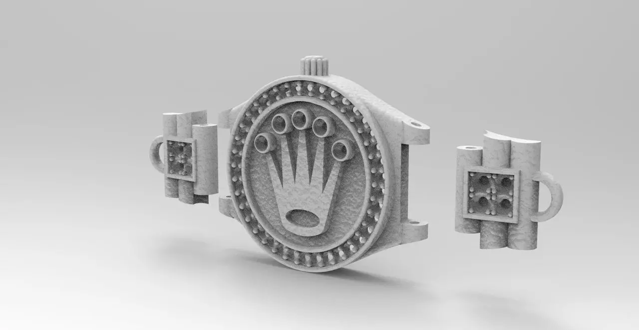 centro pulsera  3D print model_4