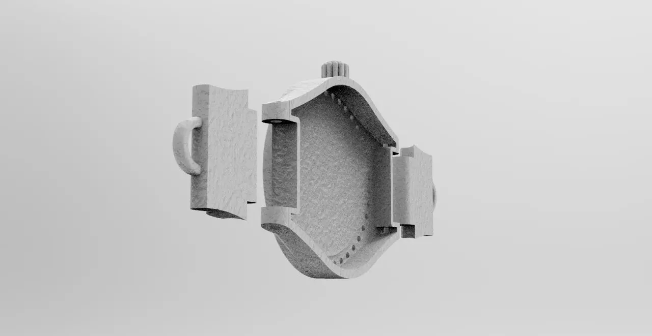 centro pulsera  3D print model_5