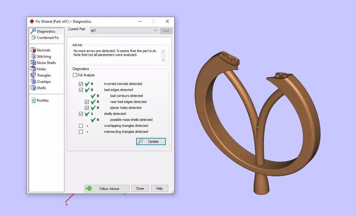 Gold N1584 3D print model_8