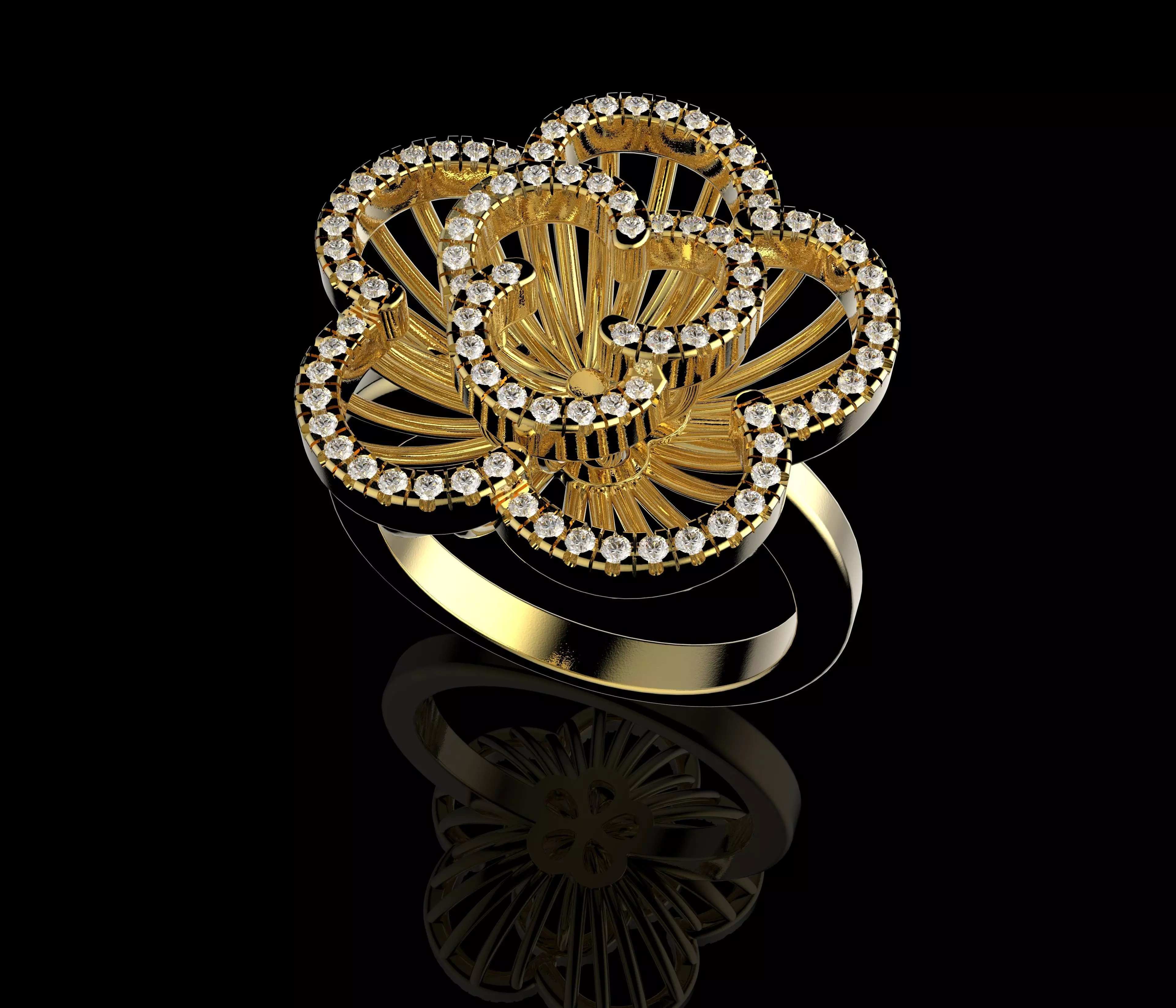 Gold N1584 3D print model_6