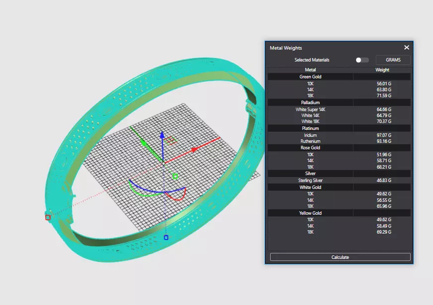 Bracelet Love Paved 200mm 3D print model_6