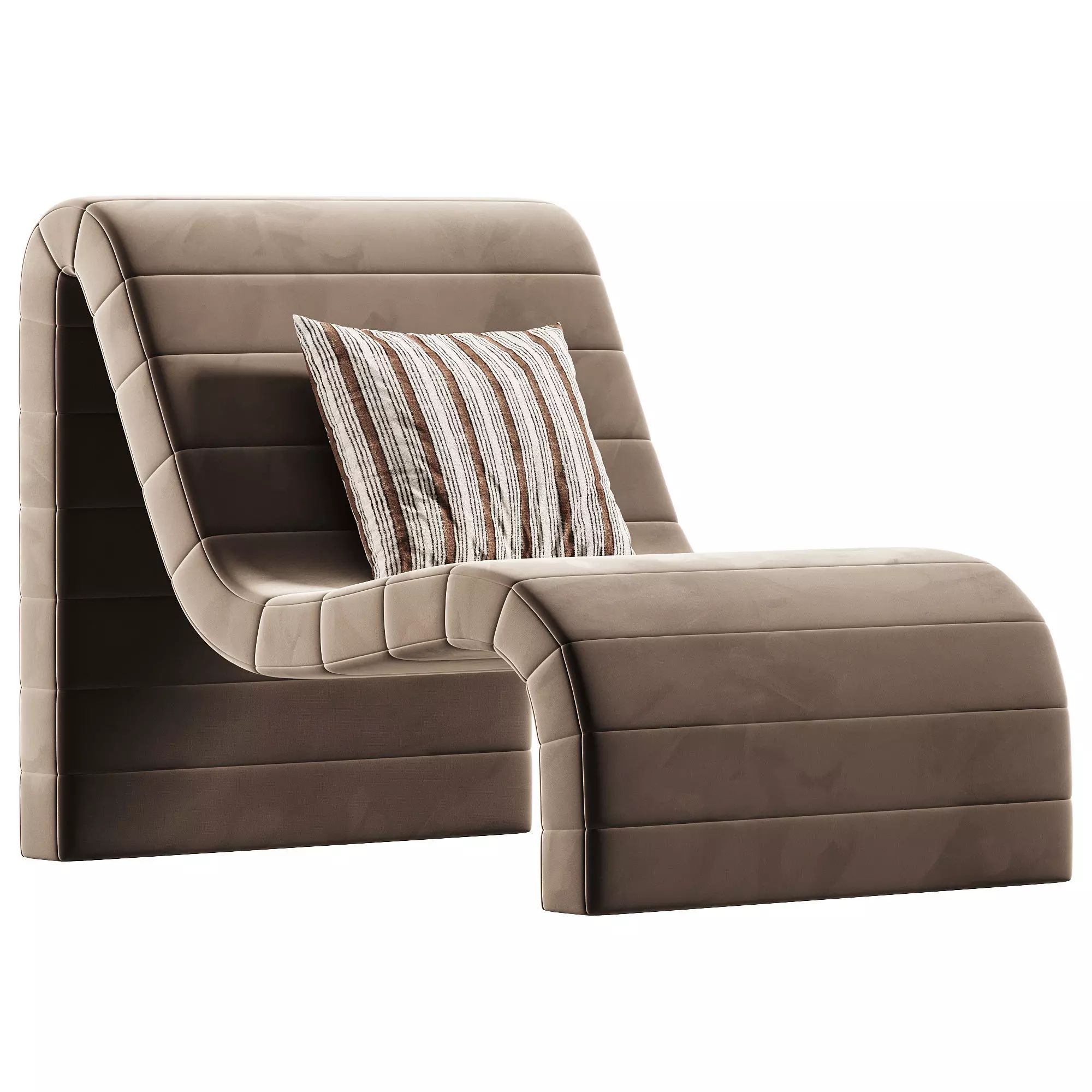 Zurich Occasional Chair Low-poly 3D model