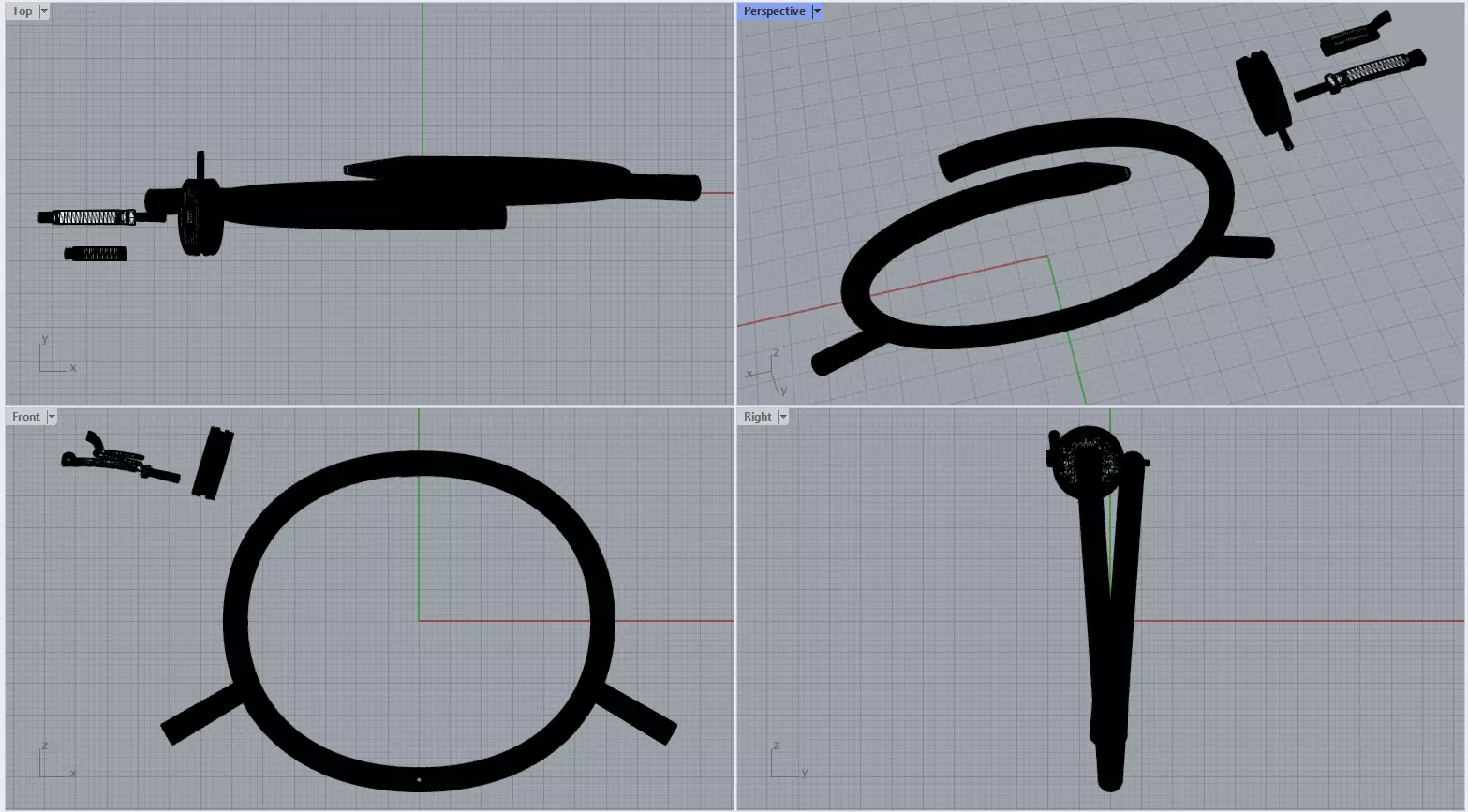 Bracelets Juste un clou de Cartier size 16-19 3D print model_5