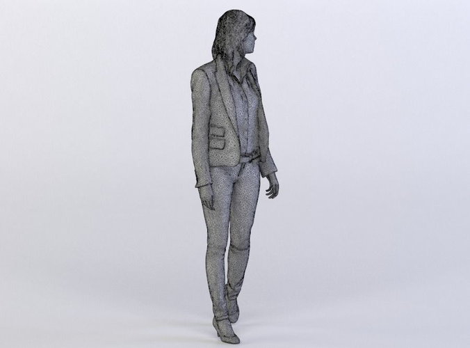 Melinda 0129 Woman walking away