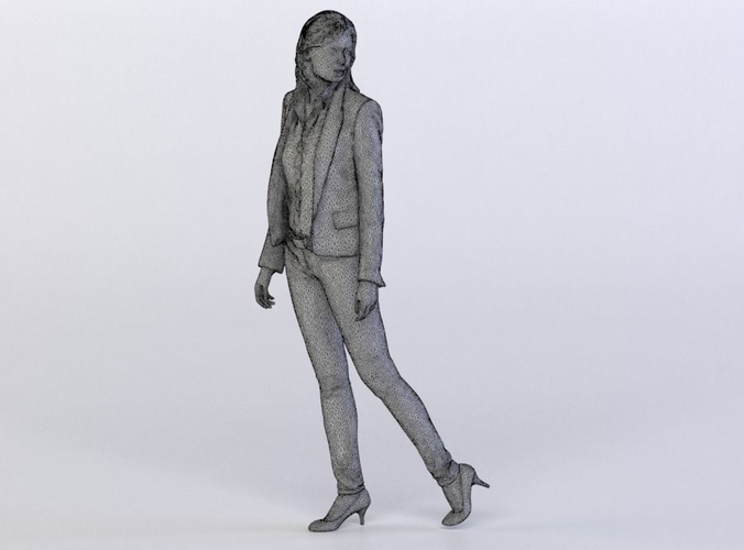 Melinda 0129 Woman walking away