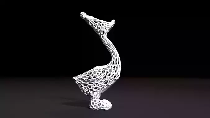 Christmas Goose Voronoi