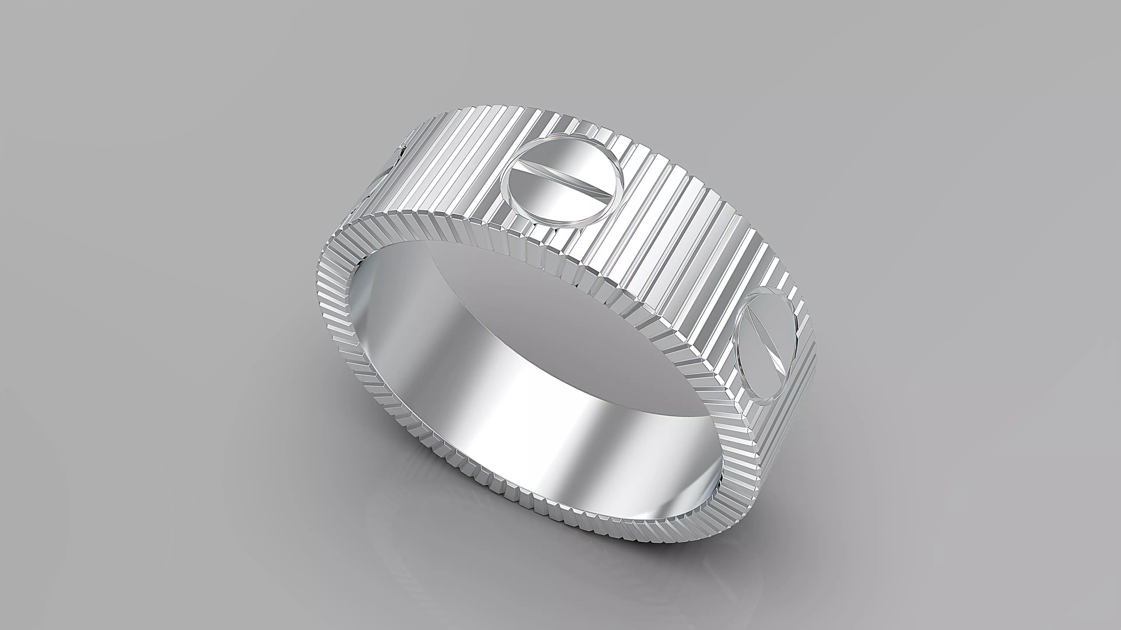 LOVE Unlimited Ring 3D print model_1