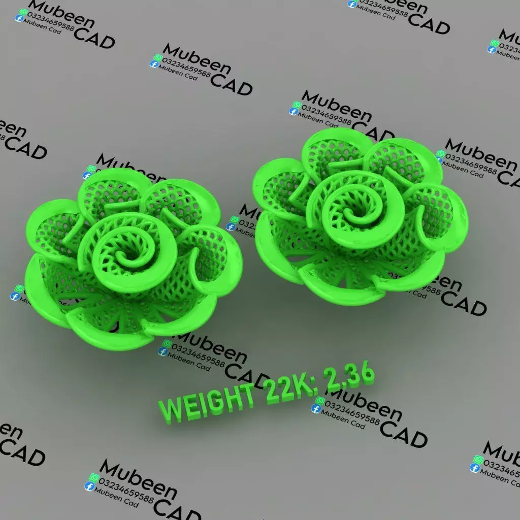 50 Turkish  Earring  stl  files 3D print model_52