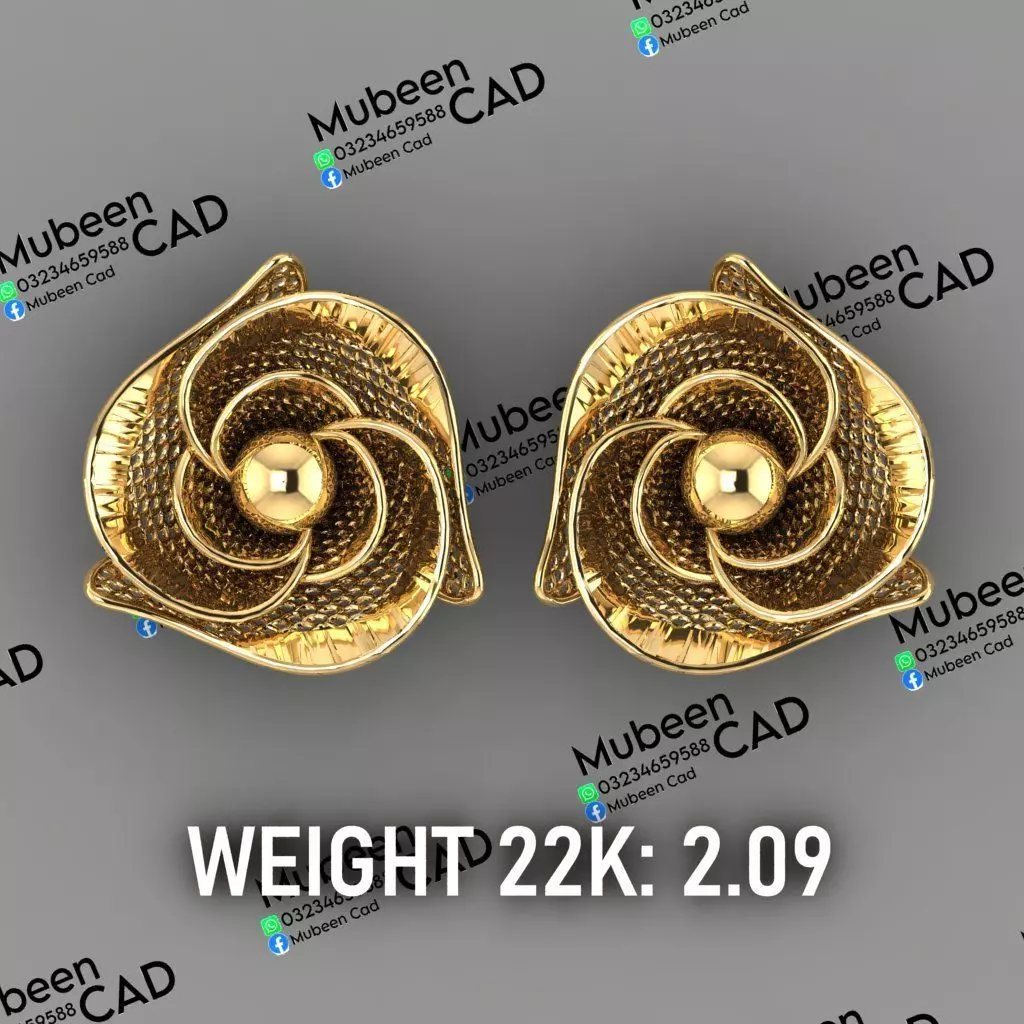 50 Turkish  Earring  stl  files 3D print model_15