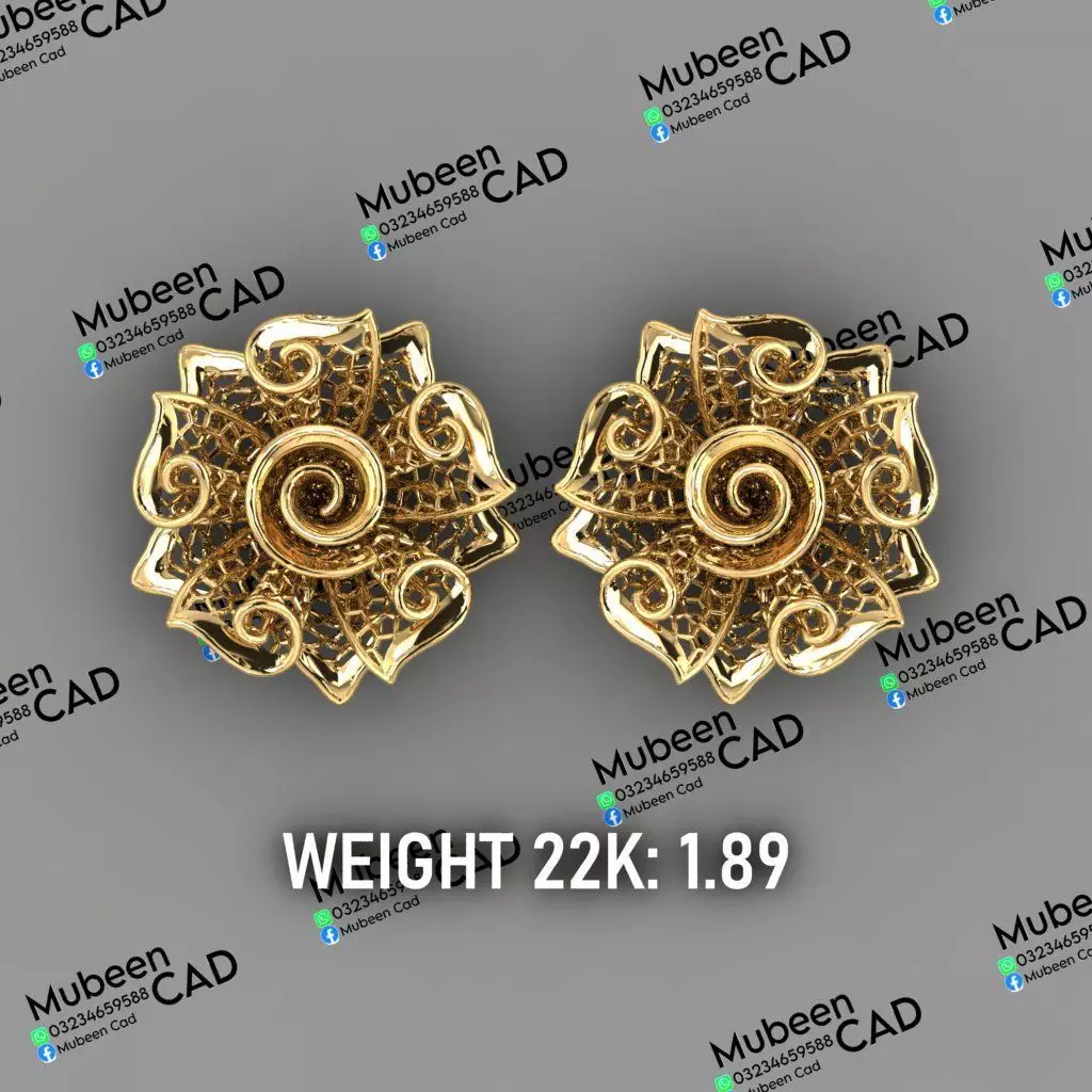 50 Turkish  Earring  stl  files 3D print model_45