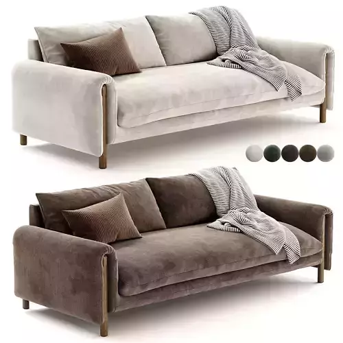 Fleming Sofa Alcala Wheat