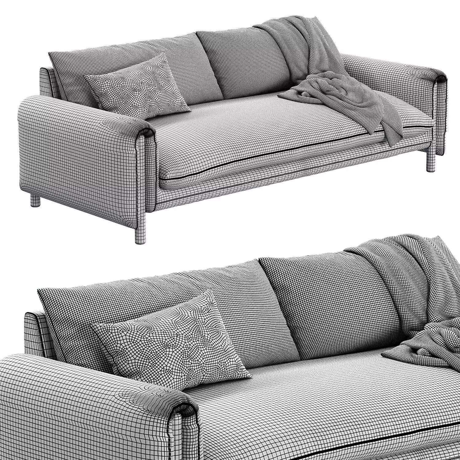 Fleming Sofa Alcala Wheat 3D model_5